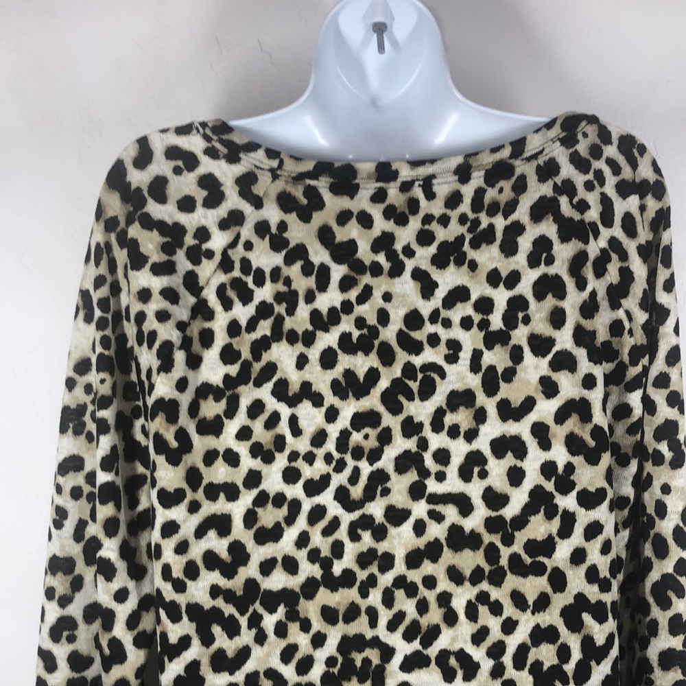Express Leopard Print Sweater Size Large - image 7